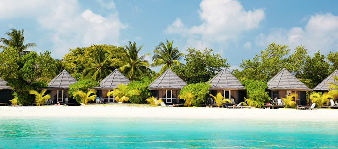All Inclusive på hotell Kuredu Island Resort.
