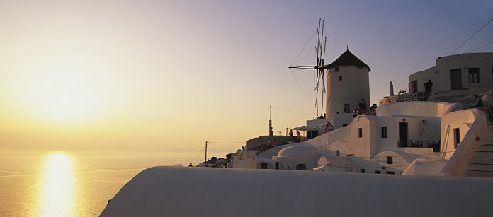 Reiser til Santorini.