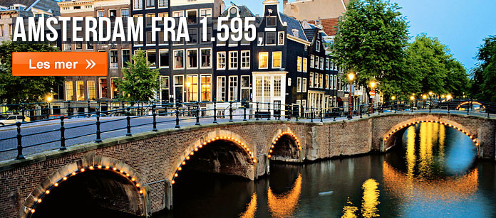 Amsterdam fra 1.595,-