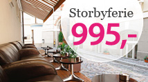 Storbyferie fra 995,-